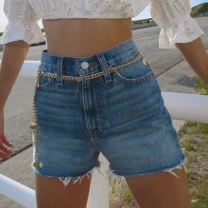 BDG Girlfriend High Waisted Denim Short